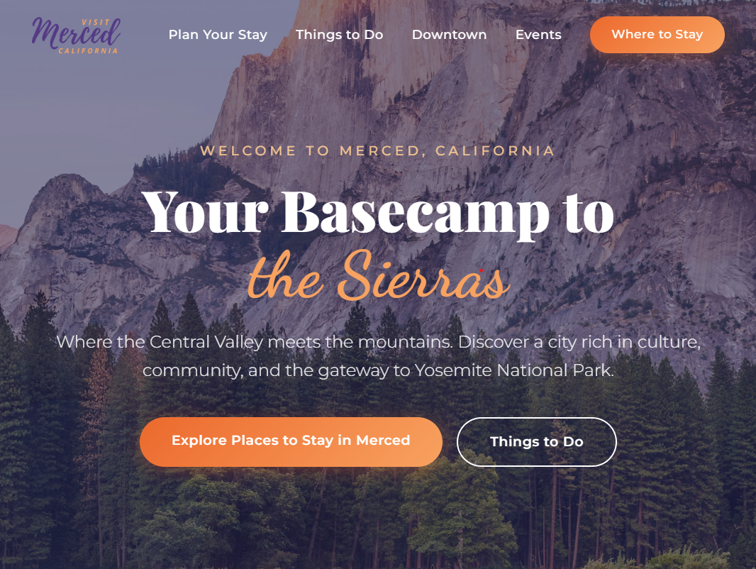 Visit Merced Tourism & UX Strategy